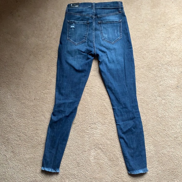 Fashion Nova Smiley High Rise Distress Jeans - Picture 5 of 6